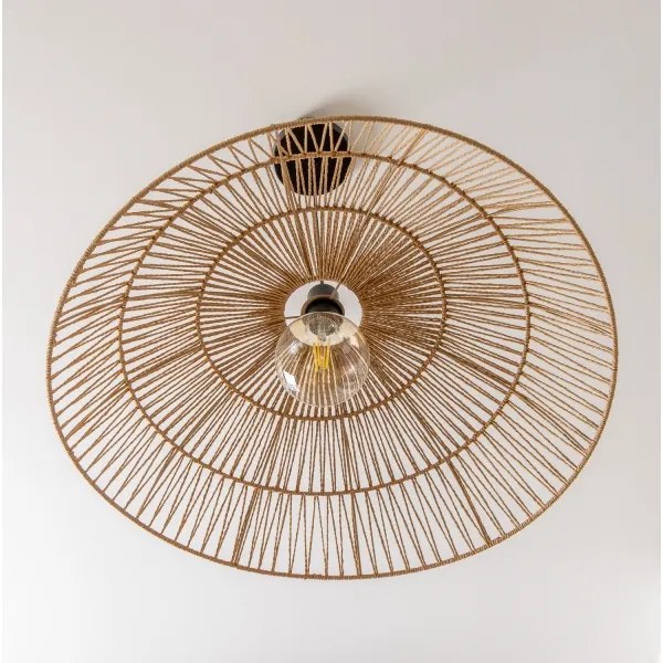 Brilagi - CERIA BOHO LED zsinóros függeszték, 1xE27/40W/230V, átm. 70 cm, barna