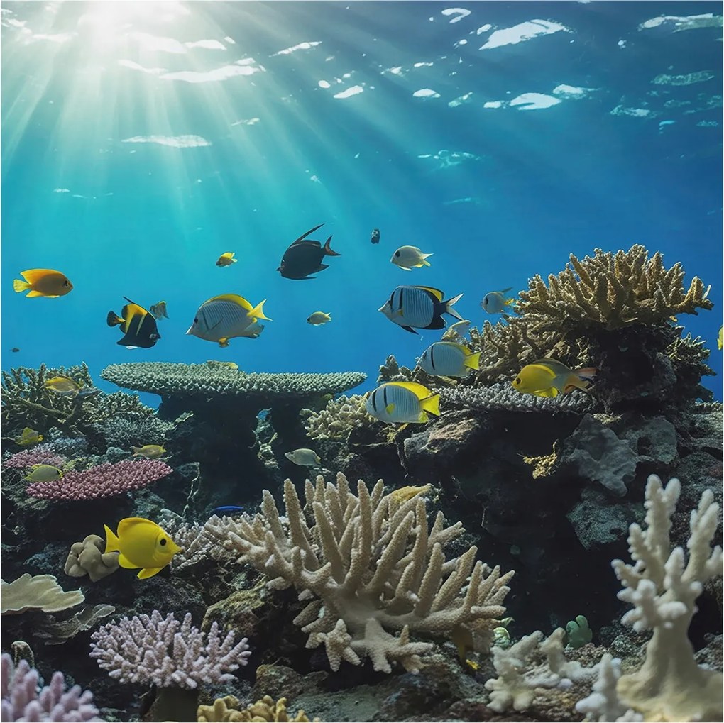 Stílusos Dekoratív Fotótapéta Flizelin Víz alatti világ 250x250 Ragasztó