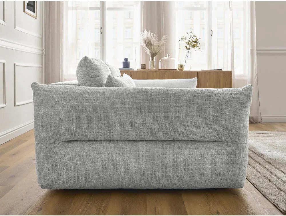 Világosszürke zsenília kanapé 276 cm Neil – Bobochic Paris