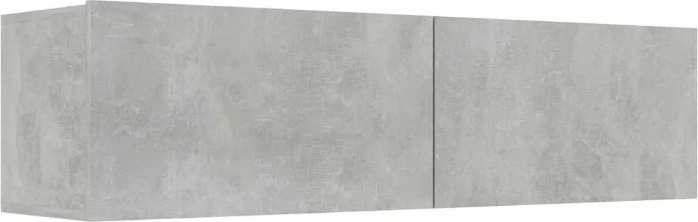 vidaXL betonszürke szerelt fa TV-szekrény 120 x 30 x 30 cm