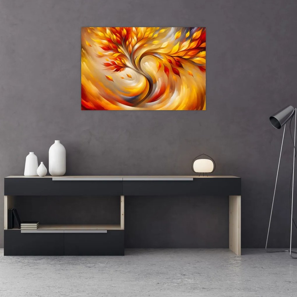 Kép - Őszi fa (90x60 cm)