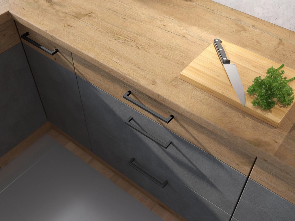 Felső konyhaszekrény Virion 80 WH 2G F (lancelot tölgy + matera). 1032581