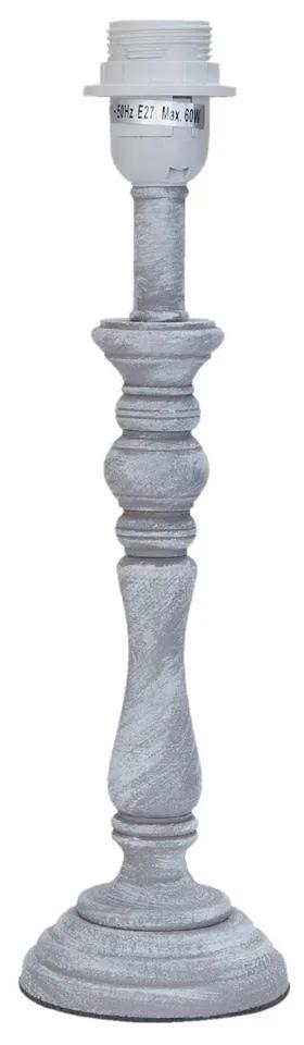Fa lámpatest szürke antikolt - Clayre&Eef
