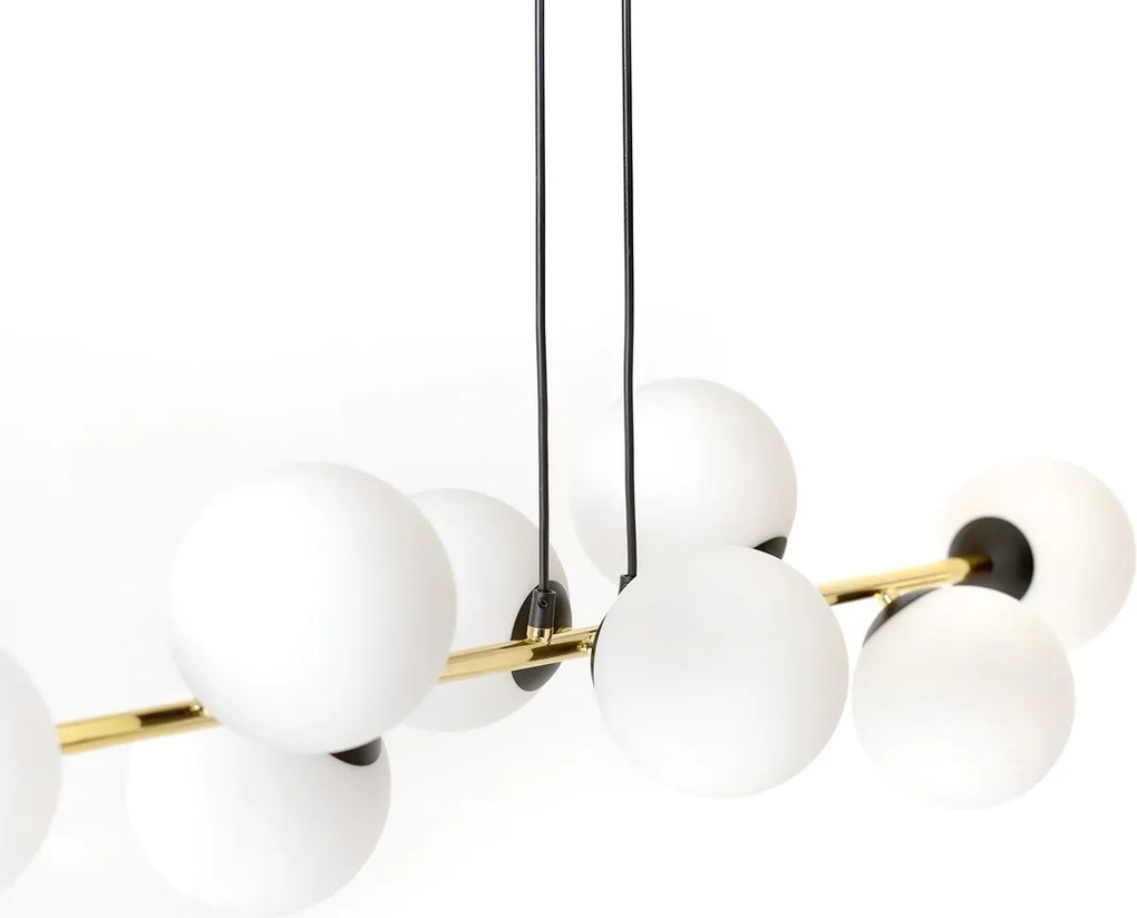 Emibig modern függeszték gravity fehér fekete arany emi1241/6