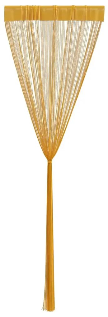 2 db arany zsinórfüggöny 100 x 250 cm