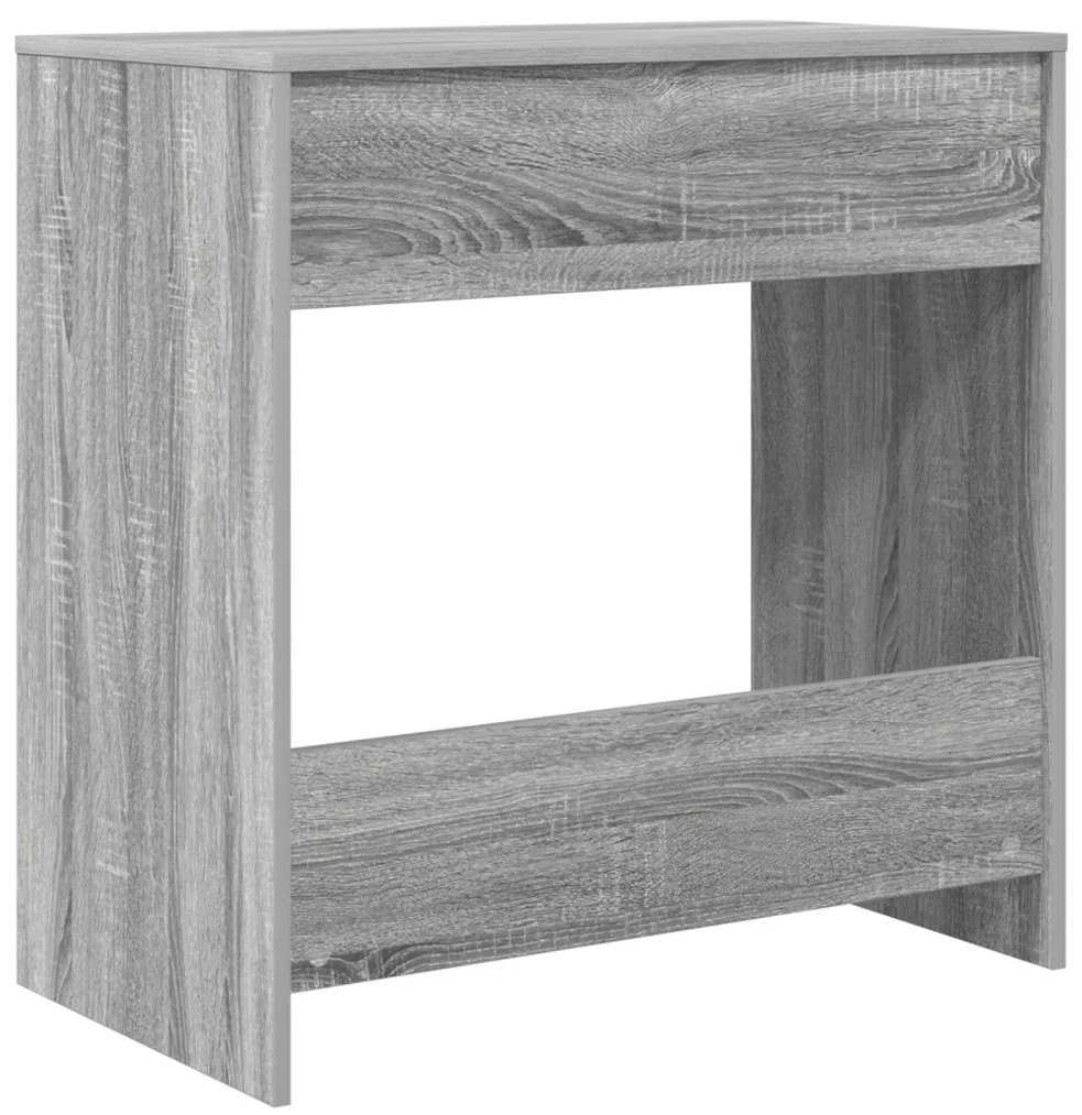 vidaXL Asztal fiókkal Szürke Sonoma 77,5 x 43 x 79 cm Faanyag