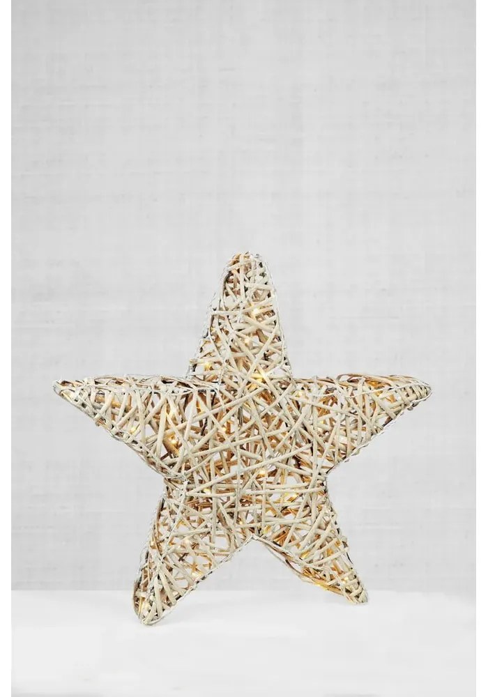 Natúr színű kültéri fénydekoráció karácsonyi mintával ø 50 cm Sofus – Markslöjd