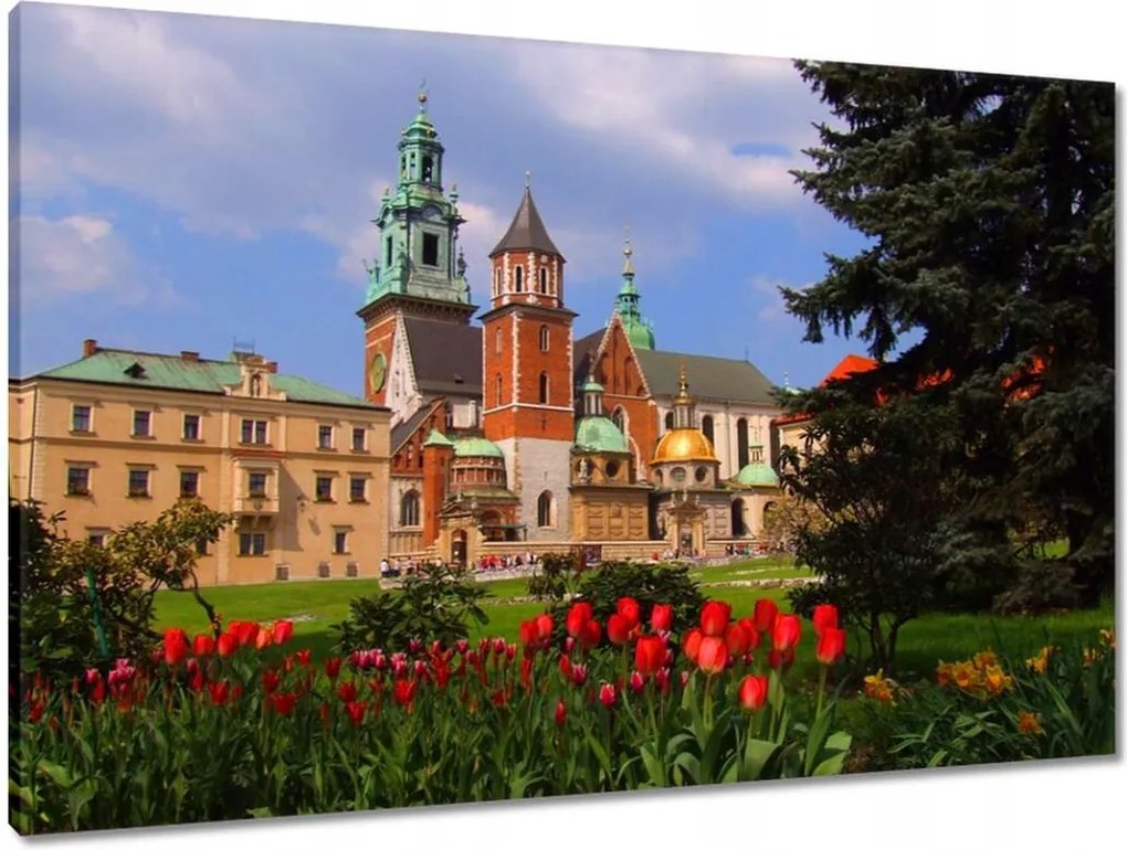 Vászonkép 90x60 Krakkó Wawel Műemlékek