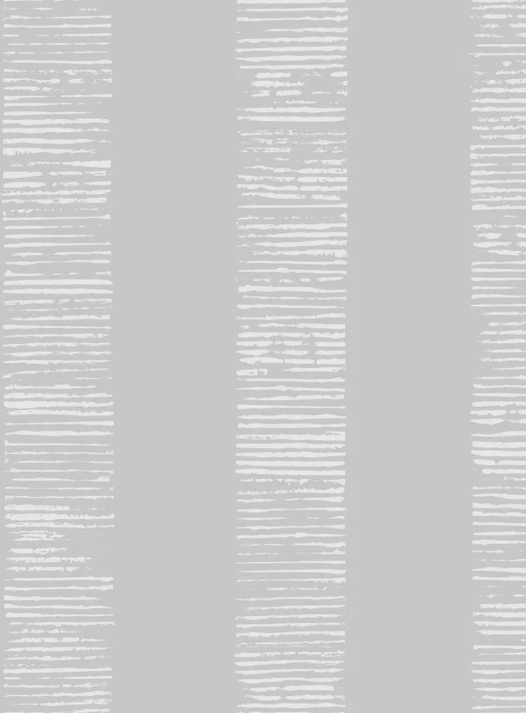 Szürke Tapéta Mintás Ezüst Csíkok Kopásokkal