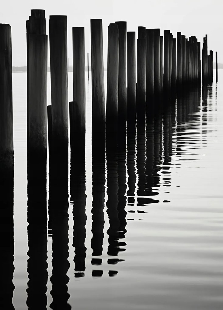 Poszter 39,5x55cm Víz és fa ritmusa