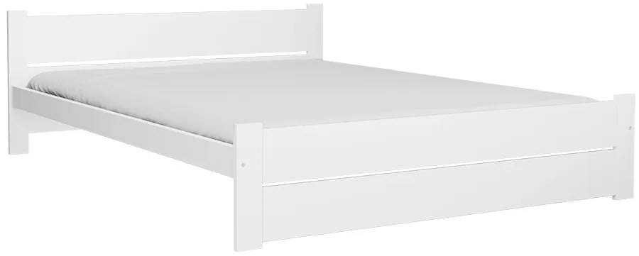 IKAROS DOUBLE ágy 160 x 200 cm, fehér Ágyrács: Lamellás ágyrács, Matrac: Deluxe 10 cm matrac