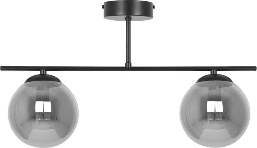 KAJA K-5168 GAMMA Glamour Mennyezeti Lámpa Fekete E14 IP20