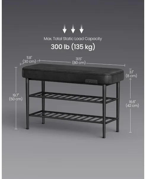 ANDOR cipőtartó fekete