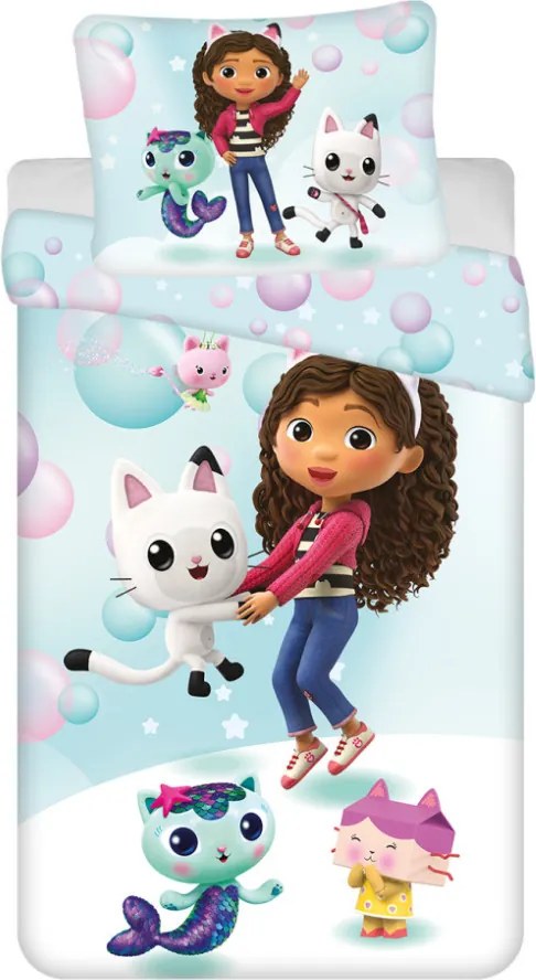 Gabi babaháza Bubbles ágyneműhuzat 140×200cm, 70×90 cm microfibre