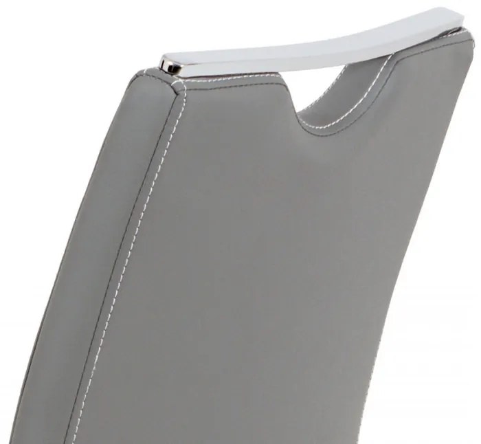 Scaun modern cu bază de sanie gri Dcl-411