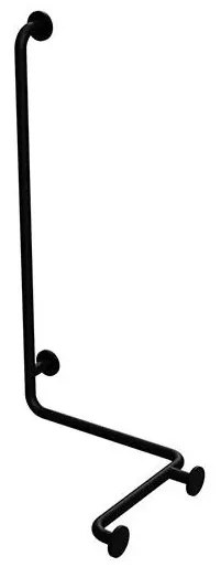 Zuhanykapaszkodó 66x118 cm fekete