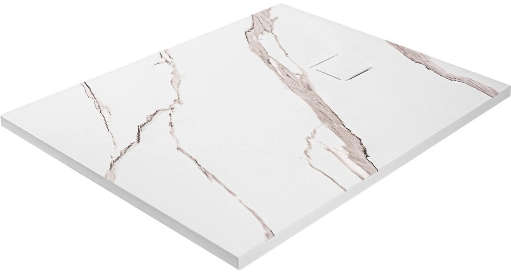 Zuhanytálca Magnum CARRARA WHITE 80x100