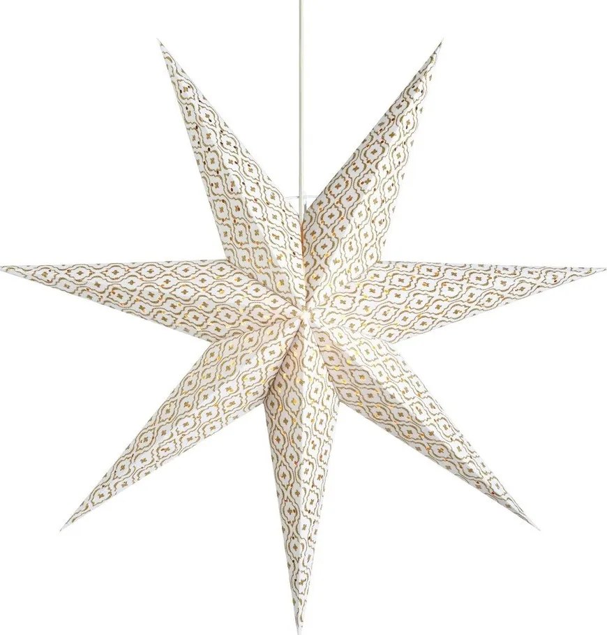 Fehér függő karácsonyi fénydekoráció Baroque – Markslöjd