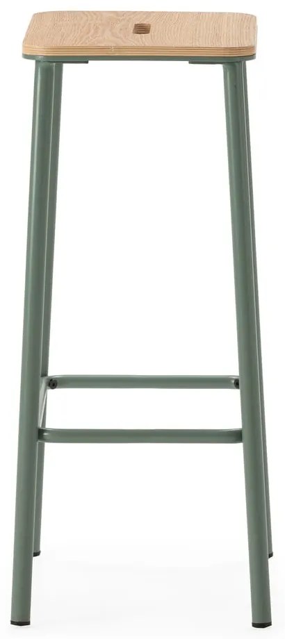 Zöld bárszék szett 2 db-os (ülésmagasság 65 cm) Abba – Marckeric