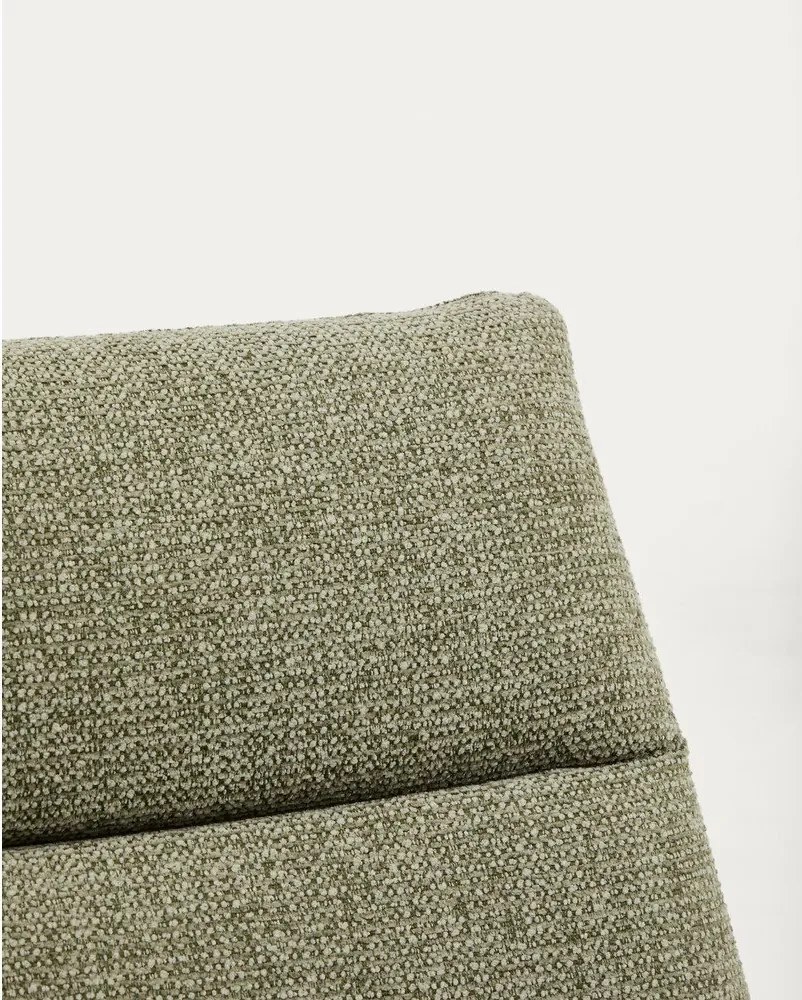 Zöld zsenília fotel Asen – Kave Home