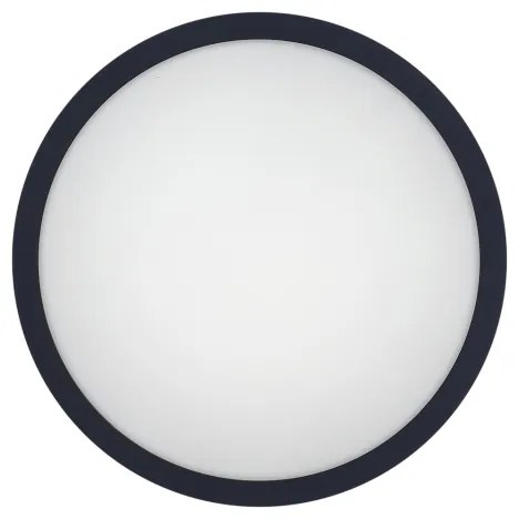 LED Fürdőszobai mennyezeti lámpa érzékelővel ELLÉ LED/24W/230V átm. 26 cm IP54 antracit