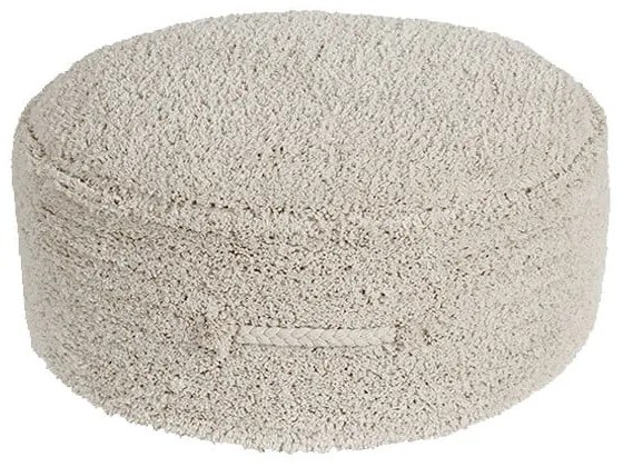 Krémszínű puff Chill Natural – Lorena Canals