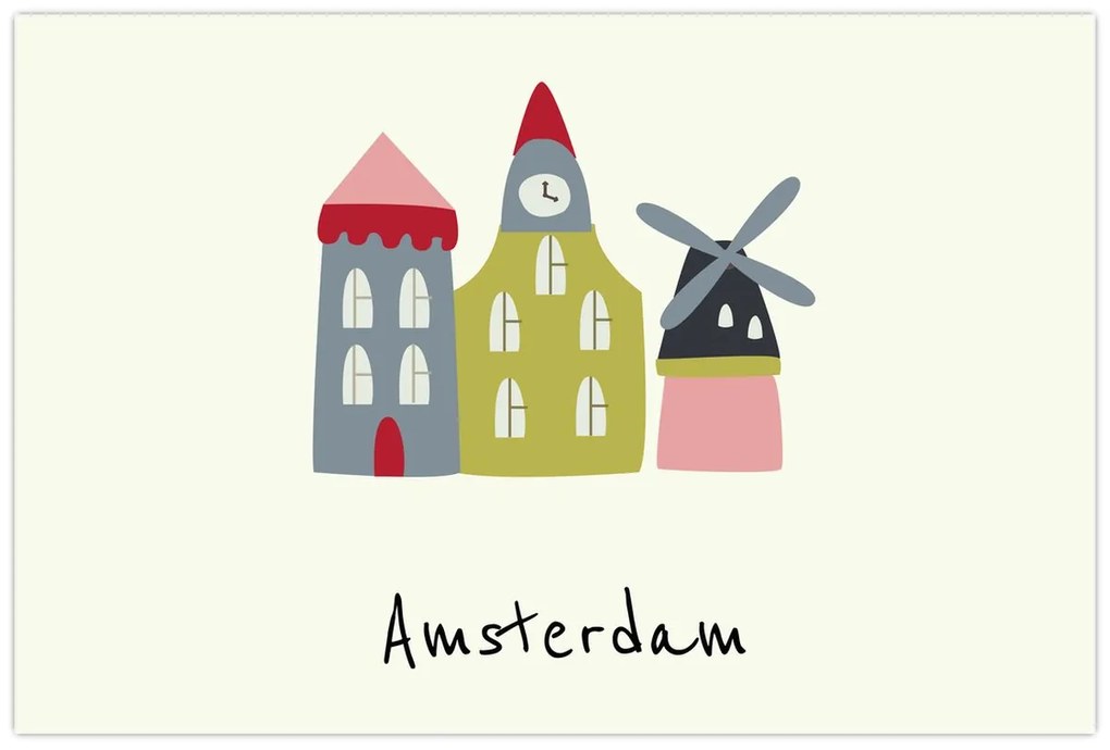 Kép - Európa városai N⁰4 (90x60 cm)