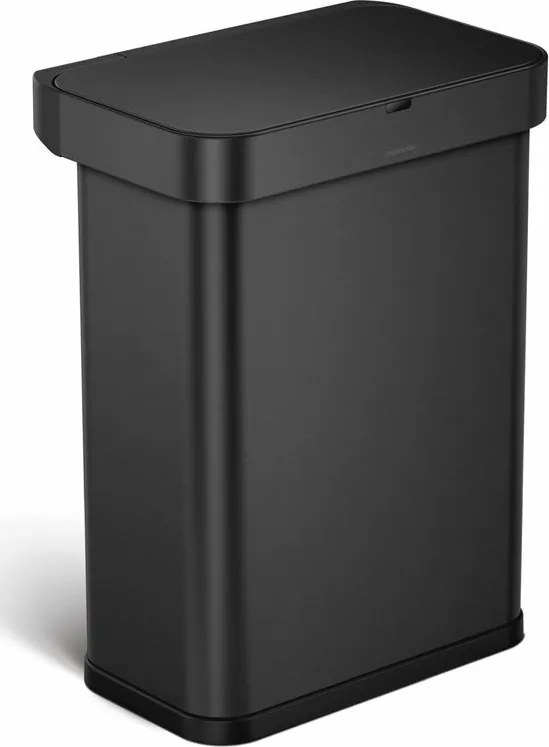 simplehuman Automata szemeteskosár 58 l Hangvezérelt Fekete
