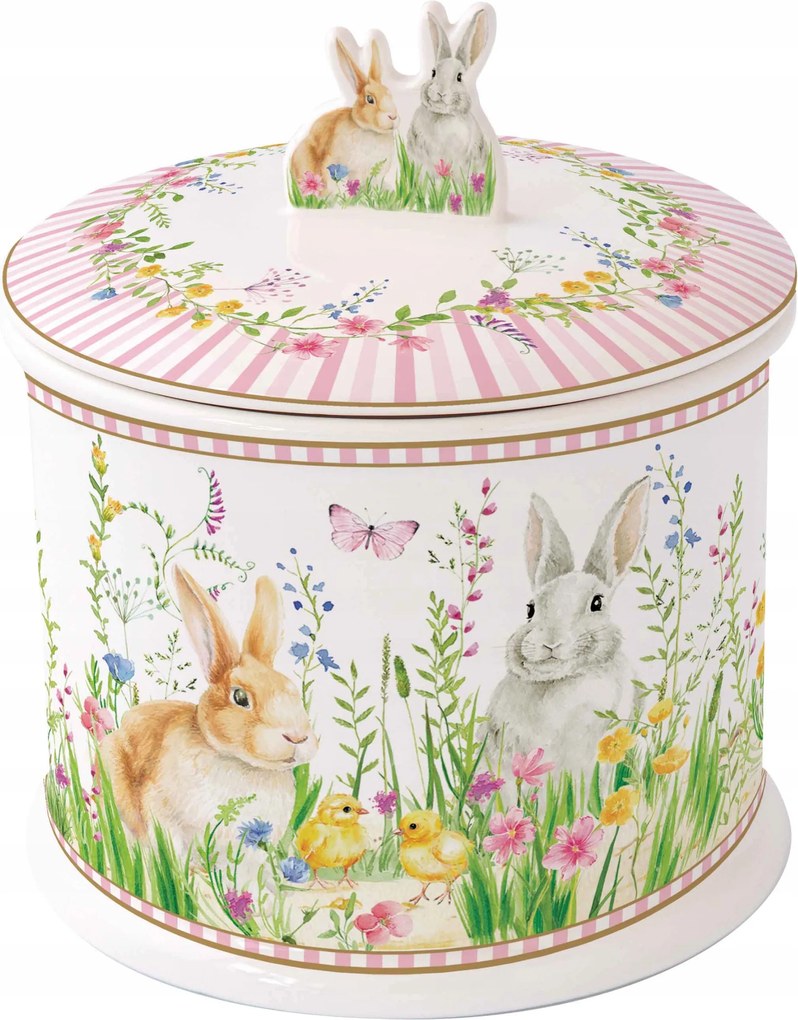 Húsvéti Porcelán Tároló Sütemények Édességek Karácsonyi Dekoráció