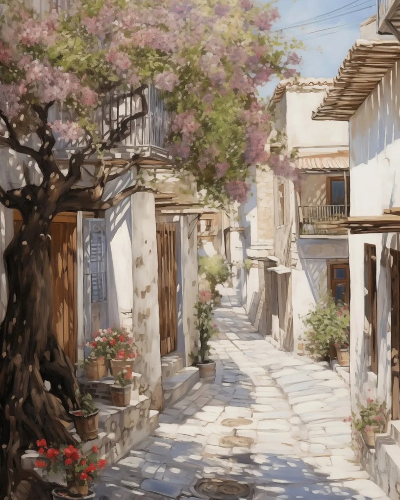 Poszter 40x50cm Az óváros varázsa