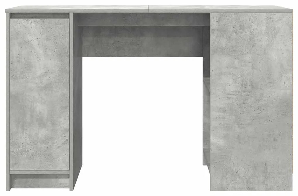 betonszürke forgácslap íróasztal 120x42x76 cm