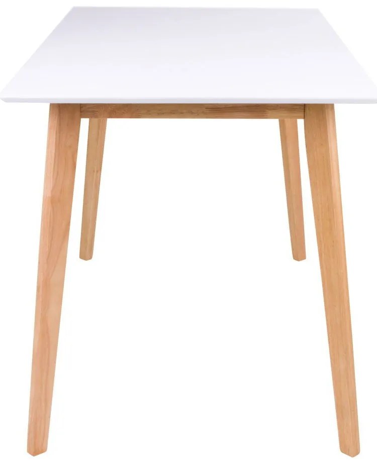 Vojens étkezőasztal 120x70 cm fehér-natúr