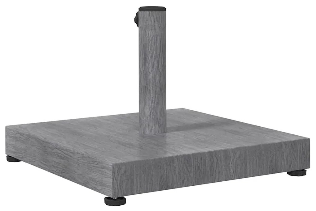 Kültéri Napernyő Tartók Sötét fa 45 x 45 x 31.5 cm Acél, Beton
