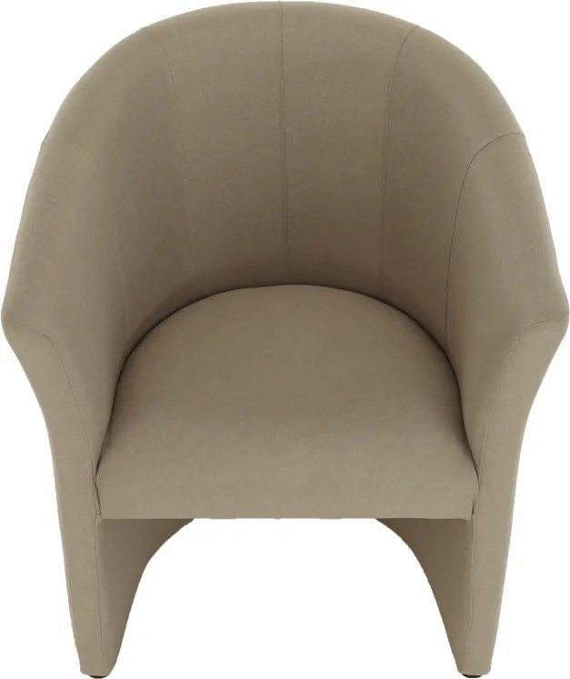 Klub fotel, bézs anyag, CUBA