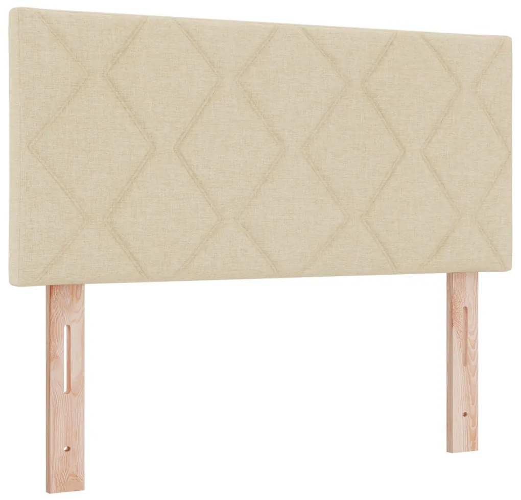Fejtámla Gyémánt Blokkok Design Krém 100 cm Szövet