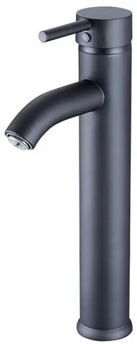 Mexen Lua magasított fürdőszobai mosdó csaptelep - fekete (72810-70)