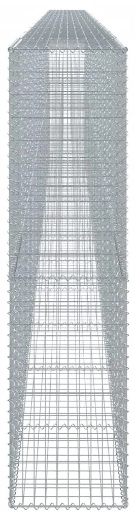 horganyzott vas gabion kosár fedéllel 1200 x 50 x 200 cm