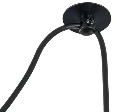 Maytoni T434-PL-01-GR - Csillár zsinóron BRONI 1xE27/60W/230V átm. 16 cm szürke