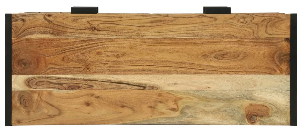 konzol asztal 90x35x80 cm masszív fa akác