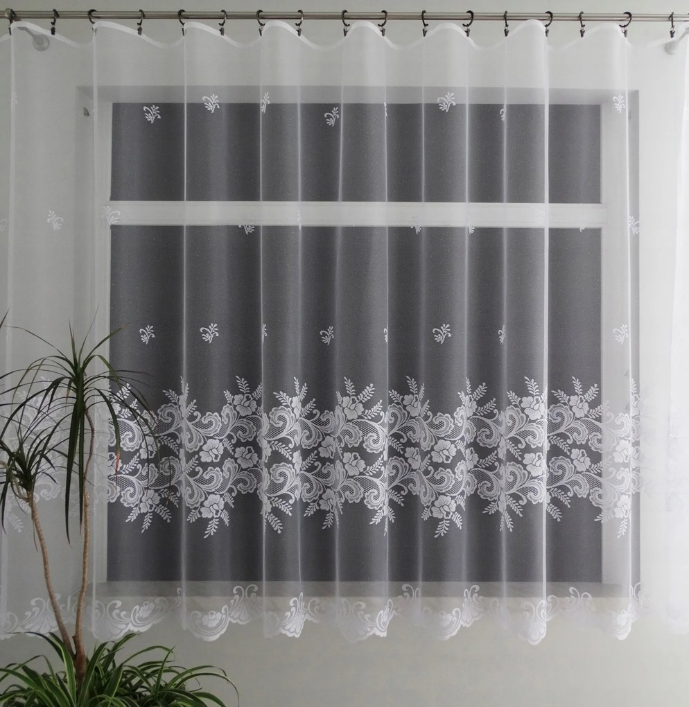 Mg Függöny 30544 Fehér 400x160 készre szerelve M szalaggal