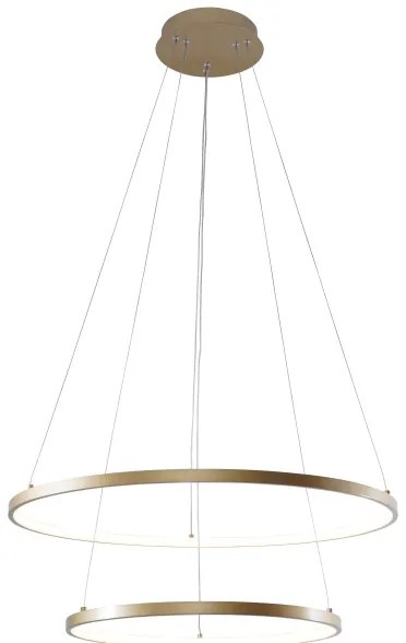 Zuma Line 18140GD-2 - LED Csillár zsinóron BRENO LED/50W/230V 3000/4000/6000K