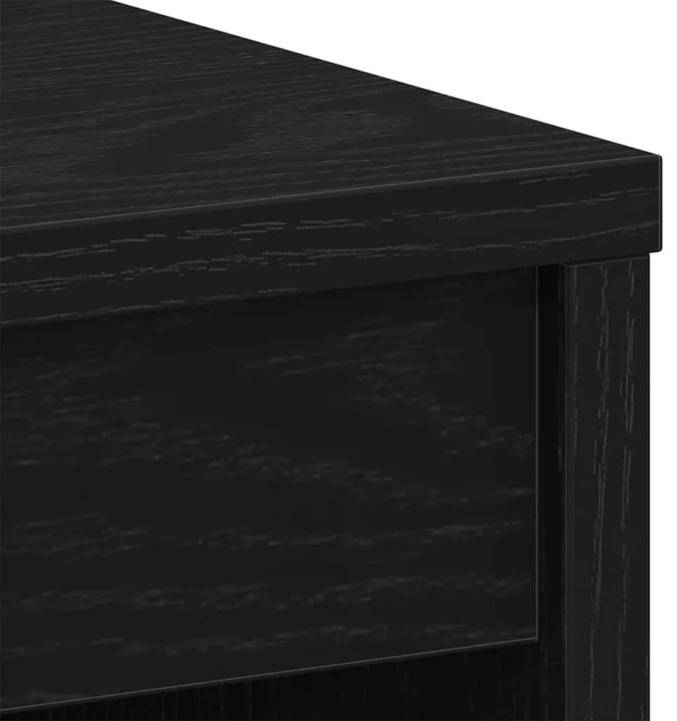 fekete tölgyfa íróasztal 90 x 40 x 72 cm