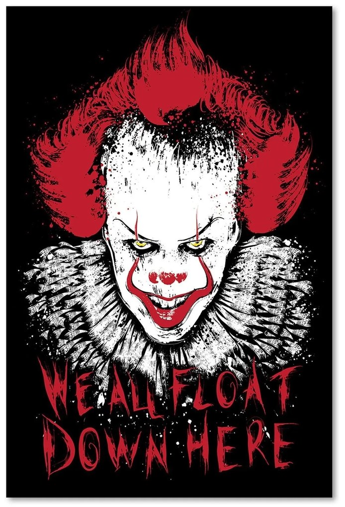 Gario Vászonkép Ijeszto bohóc Pennywise film Ez - Dr.Monekers Méret: 40 x 60 cm