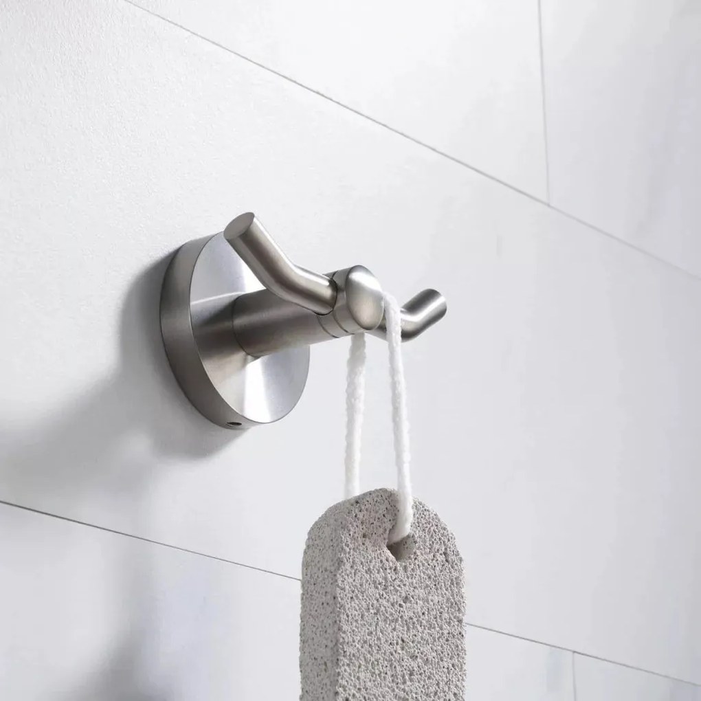 AREZZO design RONO dupla fogas, szálcsiszolt nikkel