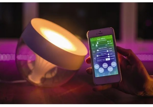 Philips Hue IRIS LED RGB asztali lámpa, állítható, 8,2W, 230V, fehér