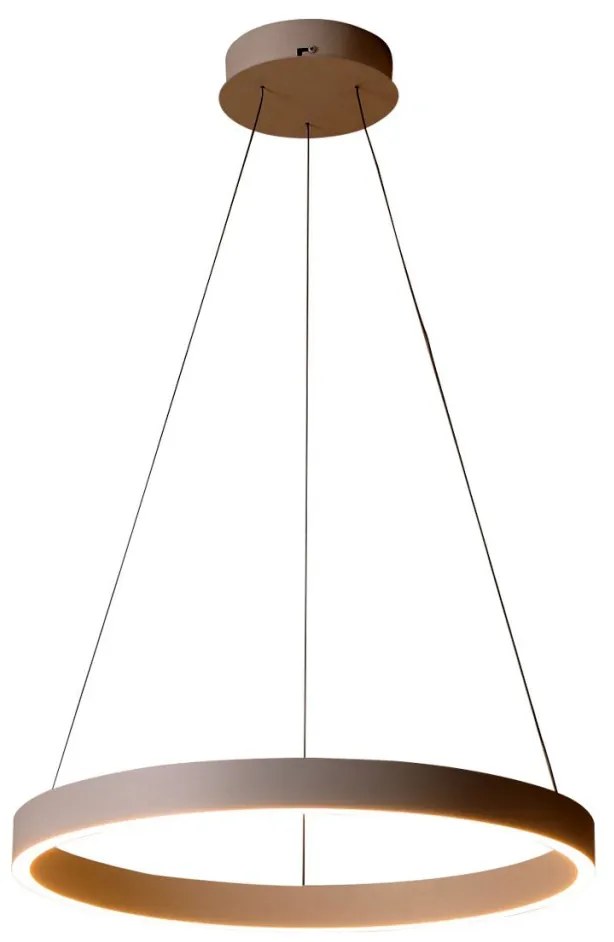 ITALUX 5902854537846 BRASCO Modern Led Függesztett Lámpa Fehér, Arany LED IP20
