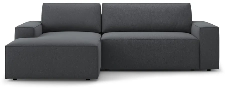 Sötétszürke kinyitható sarokkanapé (bal oldali) Jodie – Micadoni Home