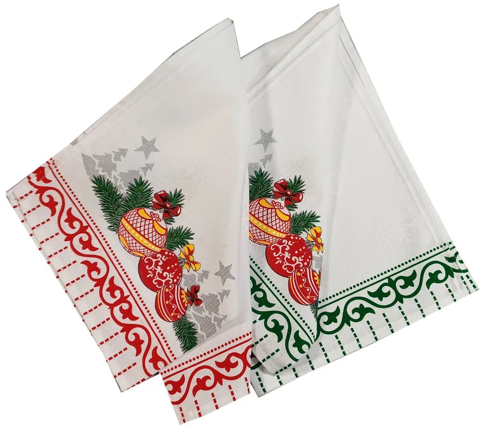 Christmass tree konyhai edénytörlő 2 db