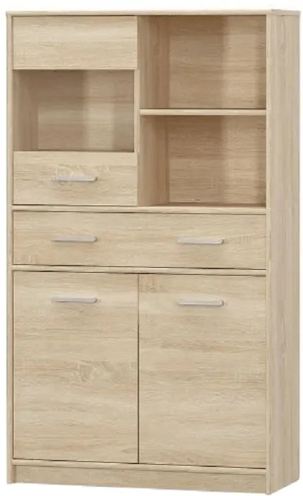 Vitrin 2D1W1S/80, sonoma tölgyfa, TEYO