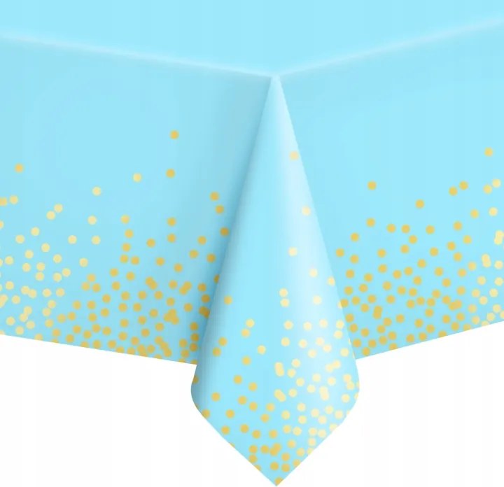 Abrosz Fólia Kék Arany konfetti asztal torta